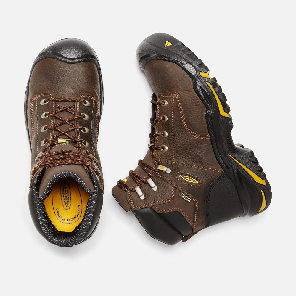 Keen Trekking Bot Erkek Kahverengi - Mt Vernon 6\" (Soft Toe) - Türkiye MFRI69152